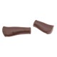 rukoväte Leatherette Selle Orient Ergo brown dark, koženka, 135+95 mm